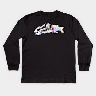 Fish Bone Kids Long Sleeve T-Shirt